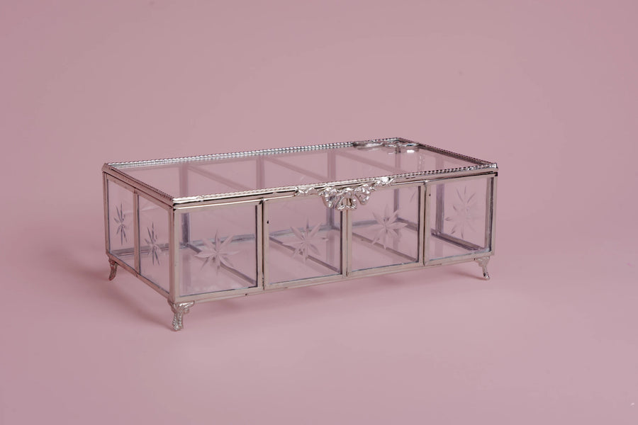Silver Crest 4-Compartment Box