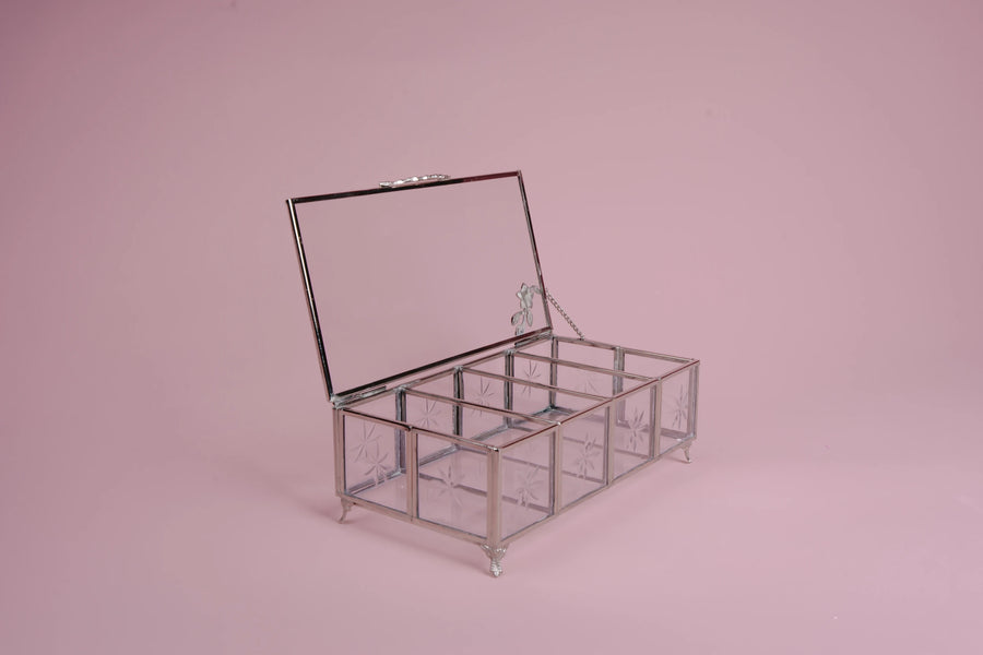 Silver Crest 4-Compartment Box