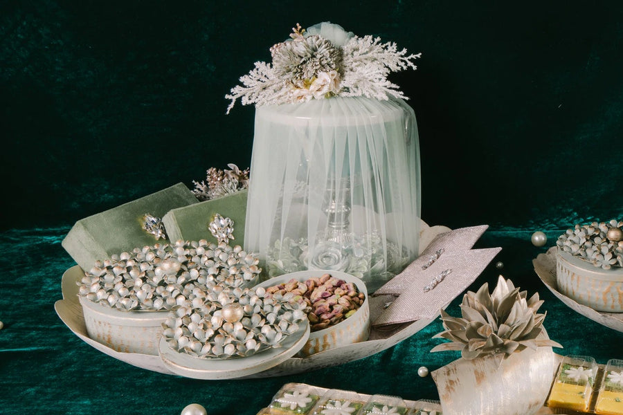 Green Suede Ginni (Coin) Box