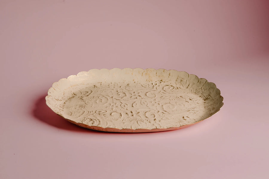 Shagun Oval Tray 18"