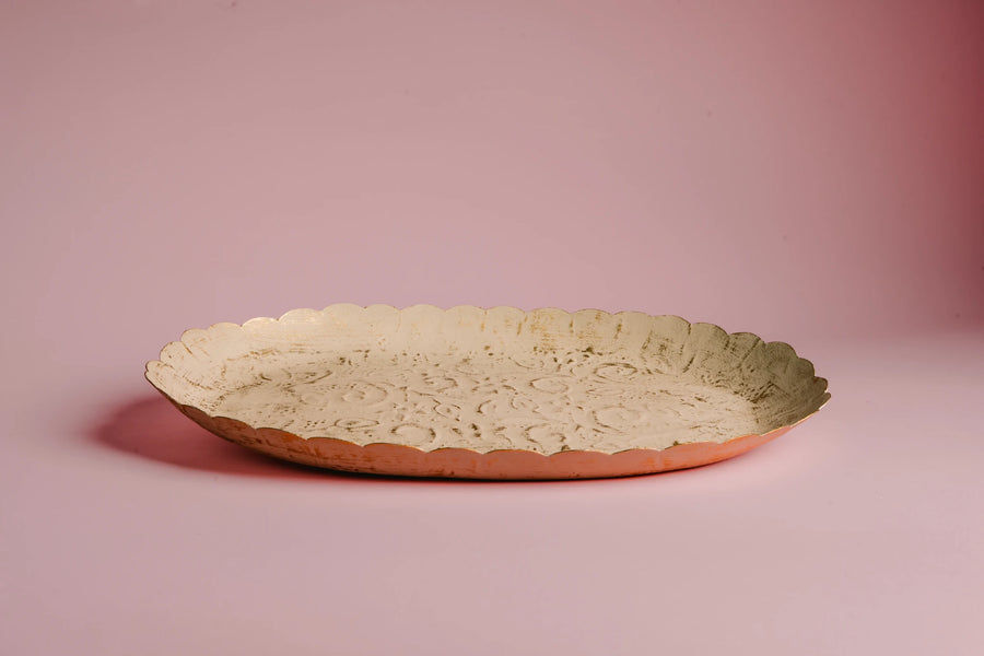 Shagun Oval Tray 18"