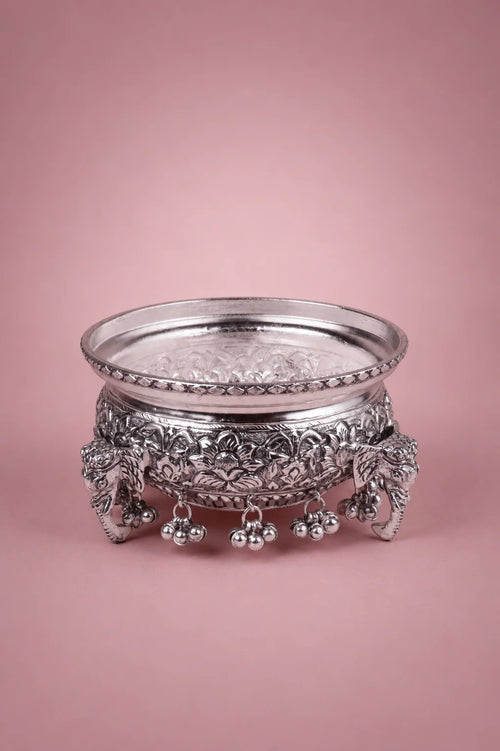 Airavat Engraved Ghungroo Urli