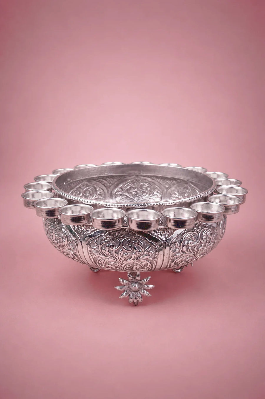 Surkhaab: Engraved T-Light Urli