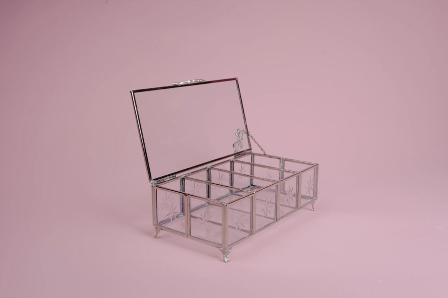 Silver Crest 4-Compartment Box