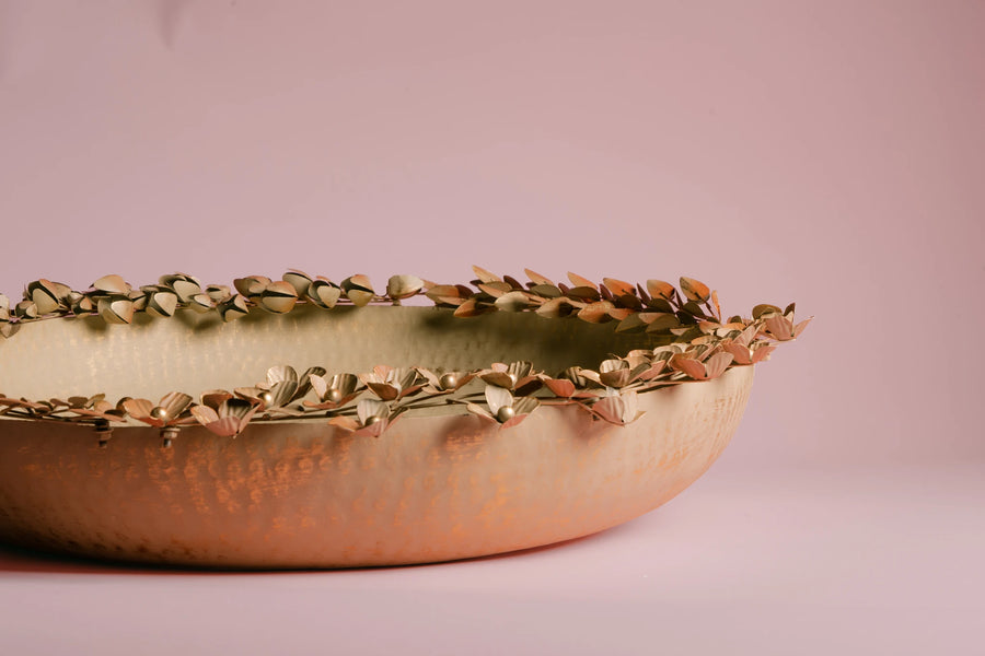 Floral Crest Tray