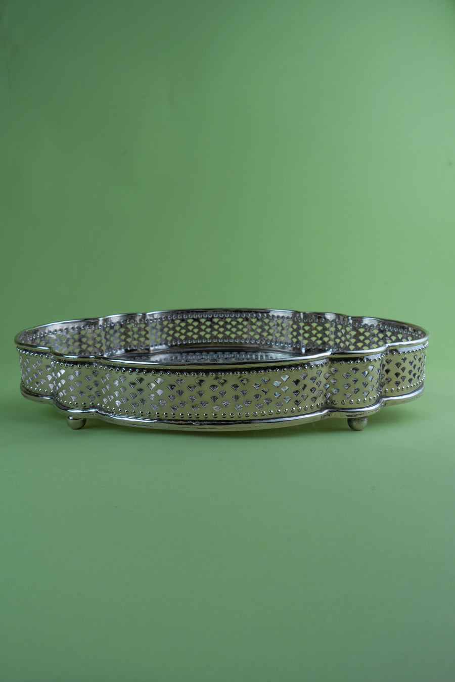 Lattice Jaal Scallop Tray