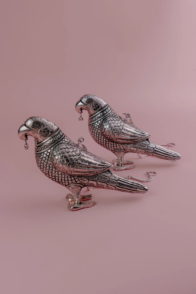 Sharika: Intricately Engraved Parrot