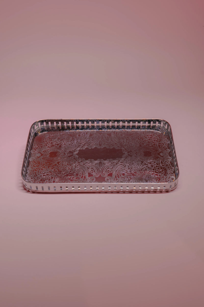 Rectangle Lattice Jaal Tray