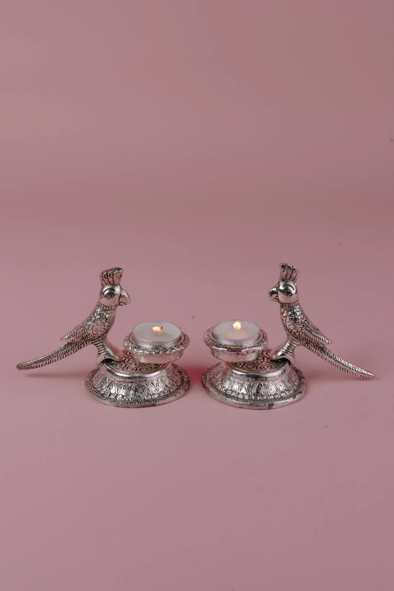 Mithoo Tota T-Light Holders (Set of 2)