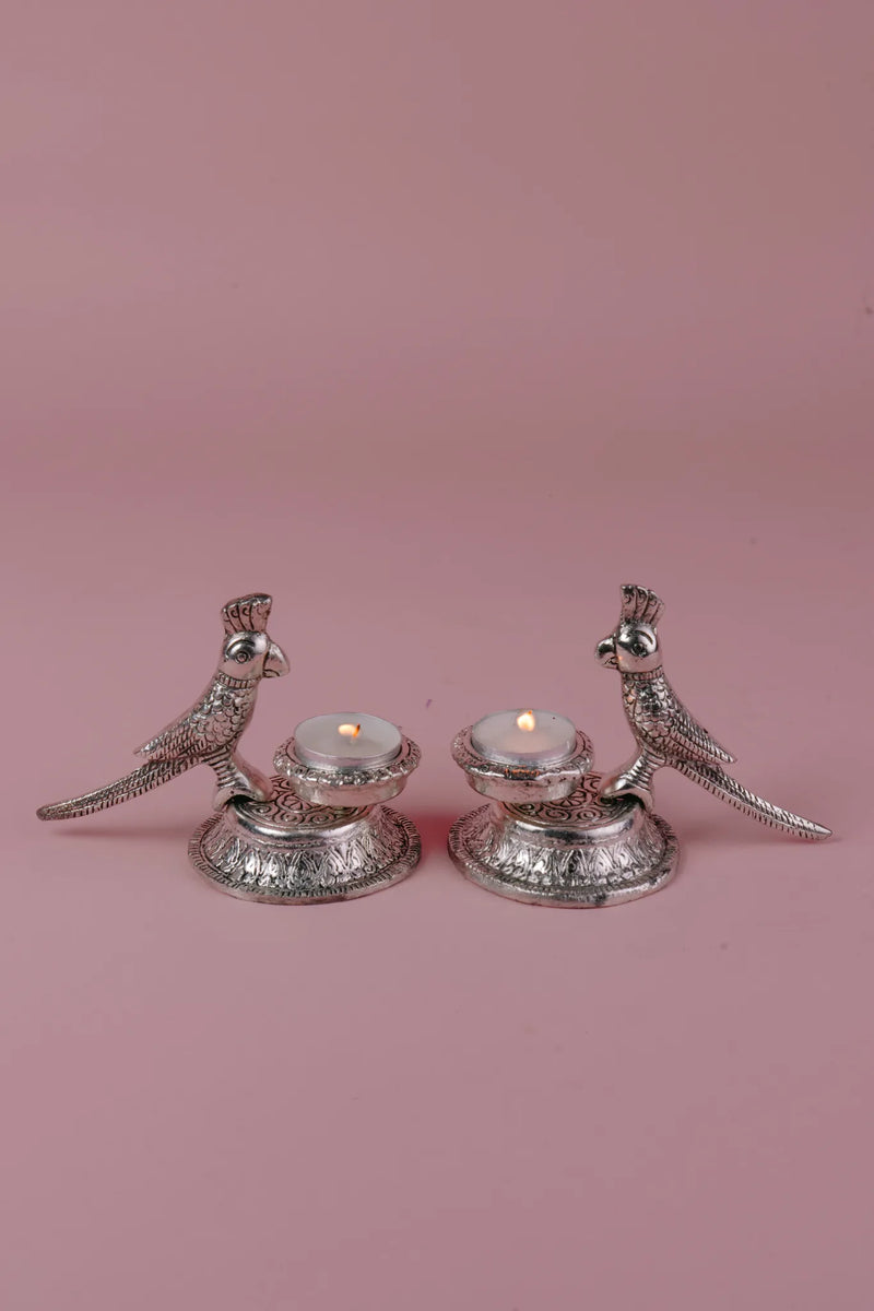 Mithoo Tota T-Light Holders (Set of 2)