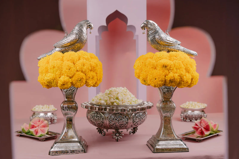 Sharika: Intricately Engraved Parrot