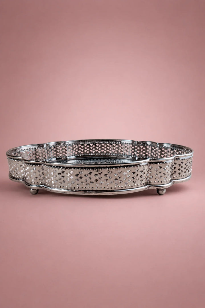 Lattice Jaal Scallop Tray