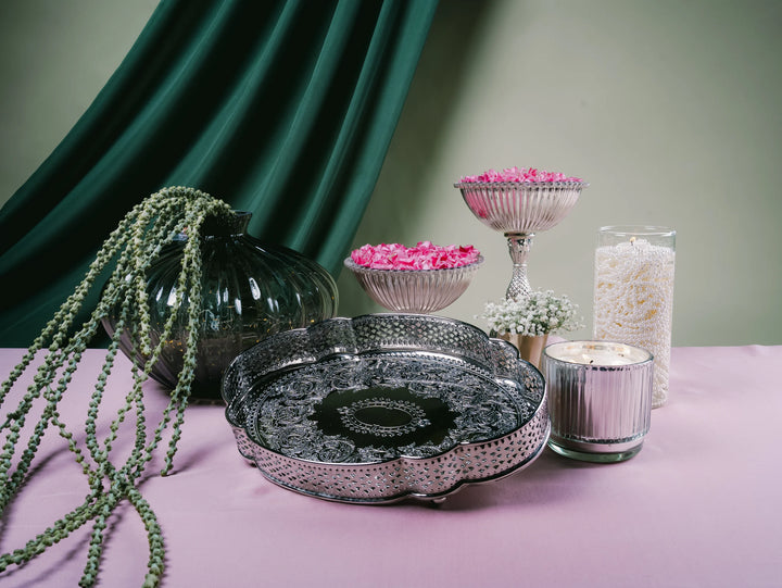 Lattice Jaal Scallop Tray