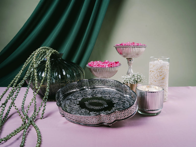 Lattice Jaal Scallop Tray