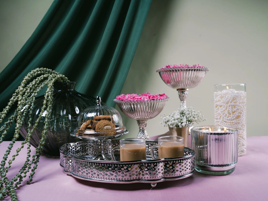 Lattice Jaal Scallop Tray