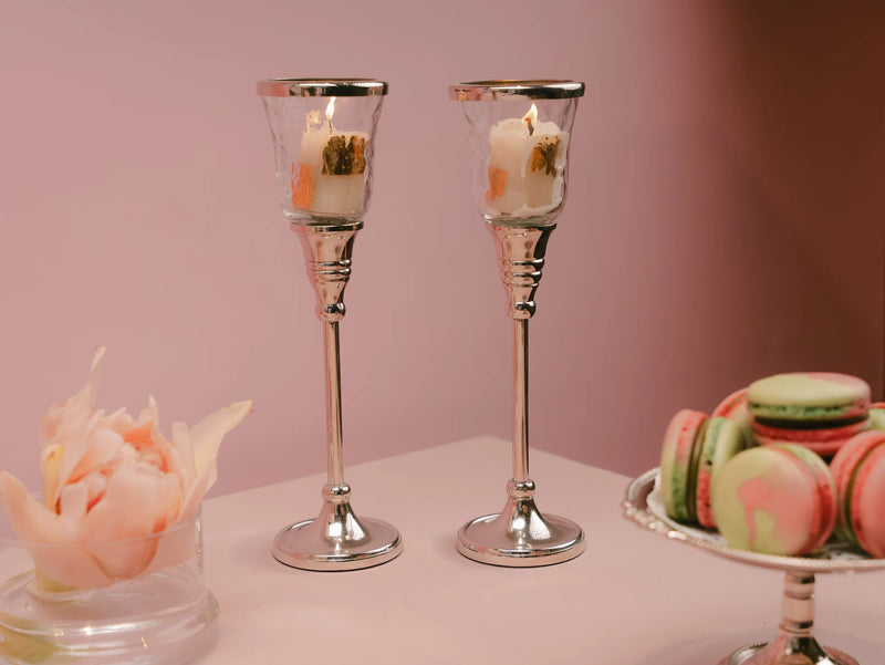 Lumina Tall Candle Stands (Set of 2)