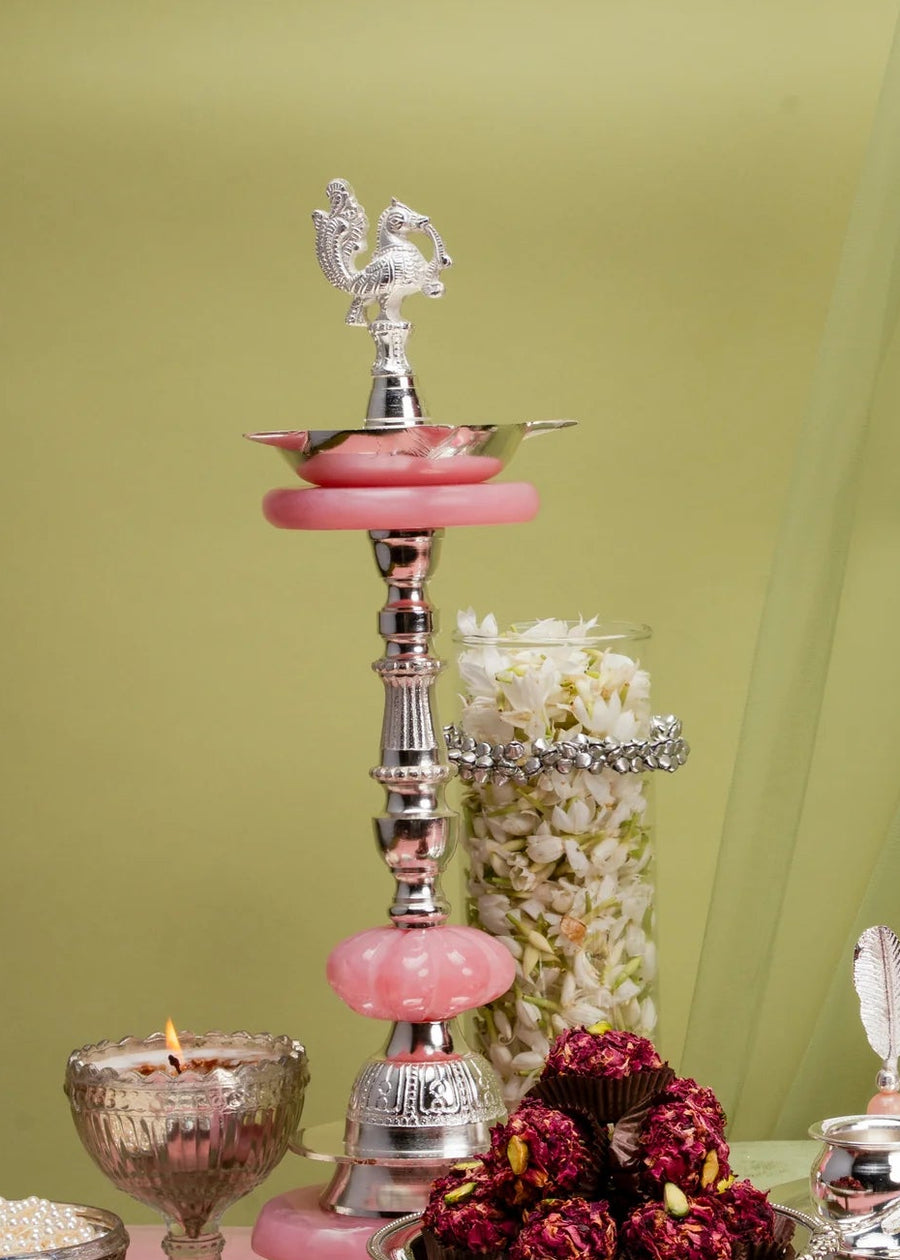 Reet Pink Ornate Tall Samaii