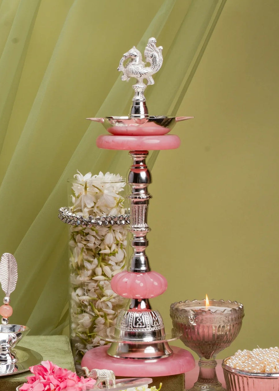 Reet Pink Ornate Tall Samaii